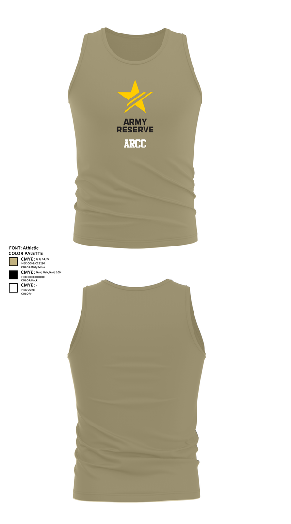 Tank Top, ARCC, Army, Teamtime, Team time, sublimation, custom sports apparel, team uniforms, spirit wear, spiritwear, sports uniforms, custom shirts, team store, custom team store, fundraiser sports, apparel fundraiser