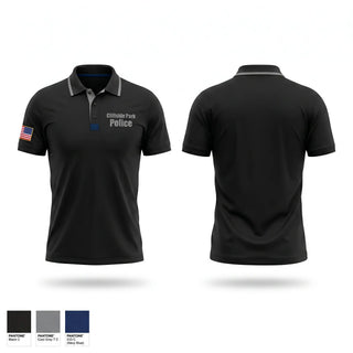 Short Sleeve Performance Polo, Cliffside Park Police, Police, Teamtime, Team time, sublimation, custom sports apparel, team uniforms, spirit wear, spiritwear, sports uniforms, custom shirts, team store, custom team store, fundraiser sports, apparel fundraiser