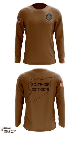 Long Sleeve Performance Shirt, SOJTF, Army, Teamtime, Team time, sublimation, custom sports apparel, team uniforms, spirit wear, spiritwear, sports uniforms, custom shirts, team store, custom team store, fundraiser sports, apparel fundraiser