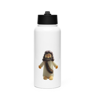 ËP!K bites 78943654 Stainless Steel Water Bottle with a Straw Lid
