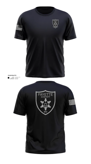 Short Sleeve Performance Shirt, Fayette County Sheriff WV, Police, Teamtime, Team time, sublimation, custom sports apparel, team uniforms, spirit wear, spiritwear, sports uniforms, custom shirts, team store, custom team store, fundraiser sports, apparel fundraiser