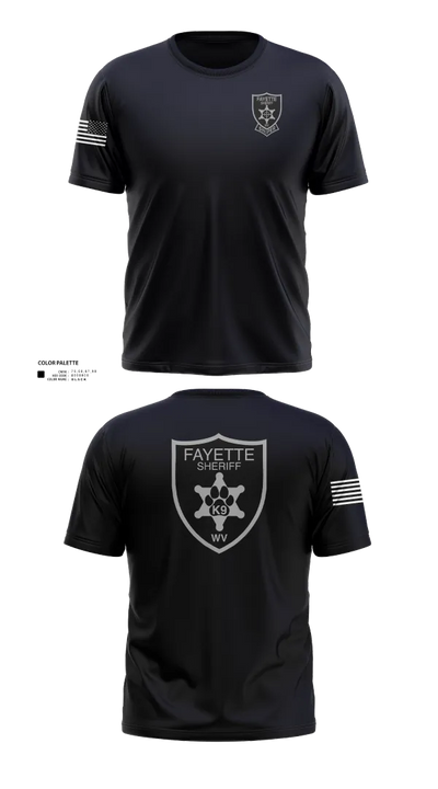 Fayette County Sheriff WV 38752837 Short Sleeve Performance Shirt - 22