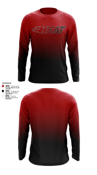 Long Sleeve Performance Shirt, HEAT, Softball, Teamtime, Team time, sublimation, custom sports apparel, team uniforms, spirit wear, spiritwear, sports uniforms, custom shirts, team store, custom team store, fundraiser sports, apparel fundraiser