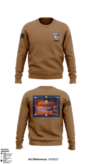 Crew Neck Sweatshirt, NAVSTA MAYPORT SECURITY, , Teamtime, Team time, sublimation, custom sports apparel, team uniforms, spirit wear, spiritwear, sports uniforms, custom shirts, team store, custom team store, fundraiser sports, apparel fundraiser