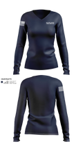 Millers Creek Fire Rescue Women's Long Sleeve V-neck Shirt - 21