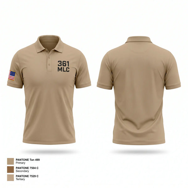 Short Sleeve Performance Polo, 361 MLC, Army, Teamtime, Team time, sublimation, custom sports apparel, team uniforms, spirit wear, spiritwear, sports uniforms, custom shirts, team store, custom team store, fundraiser sports, apparel fundraiser