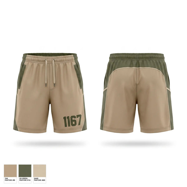 Athletic Shorts With Pockets, 1-167, Army, Teamtime, Team time, sublimation, custom sports apparel, team uniforms, spirit wear, spiritwear, sports uniforms, custom shirts, team store, custom team store, fundraiser sports, apparel fundraiser