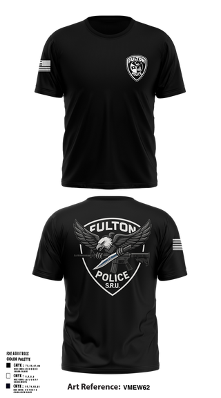 Old School Cotton Feel Shirt, Fulton Police Department, Police, Teamtime, Team time, sublimation, custom sports apparel, team uniforms, spirit wear, spiritwear, sports uniforms, custom shirts, team store, custom team store, fundraiser sports, apparel fundraiser