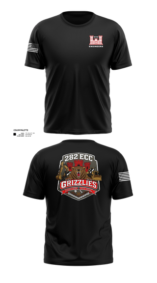 Short Sleeve Performance Shirt, 282 ECC, Army, Teamtime, Team time, sublimation, custom sports apparel, team uniforms, spirit wear, spiritwear, sports uniforms, custom shirts, team store, custom team store, fundraiser sports, apparel fundraiser