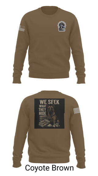 Crew Neck Sweatshirt, Narcotics K9, , Teamtime, Team time, sublimation, custom sports apparel, team uniforms, spirit wear, spiritwear, sports uniforms, custom shirts, team store, custom team store, fundraiser sports, apparel fundraiser