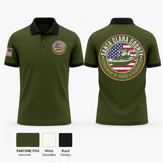 Short Sleeve Performance Polo, Santa Clara County Park Rangers, Police, Teamtime, Team time, sublimation, custom sports apparel, team uniforms, spirit wear, spiritwear, sports uniforms, custom shirts, team store, custom team store, fundraiser sports, apparel fundraiser