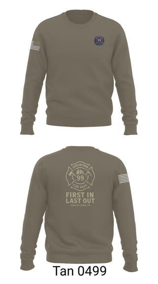 Crew Neck Sweatshirt, Jenkintown Fire Department, Fire Department, Teamtime, Team time, sublimation, custom sports apparel, team uniforms, spirit wear, spiritwear, sports uniforms, custom shirts, team store, custom team store, fundraiser sports, apparel fundraiser