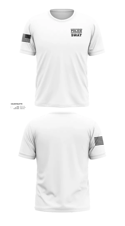 Harrisonburg Police Department SWAT 26115701 Short Sleeve Performance Shirt - 102