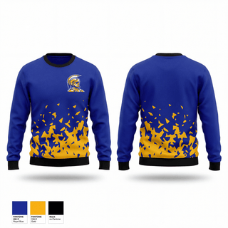 Crew Neck Sweatshirt, Lakeview Spartans, Men's Basketball, Teamtime, Team time, sublimation, custom sports apparel, team uniforms, spirit wear, spiritwear, sports uniforms, custom shirts, team store, custom team store, fundraiser sports, apparel fundraiser