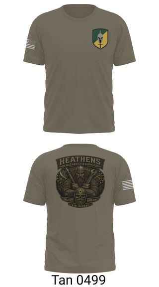 Old School Cotton Feel Shirt, 152 mp co, Army, Teamtime, Team time, sublimation, custom sports apparel, team uniforms, spirit wear, spiritwear, sports uniforms, custom shirts, team store, custom team store, fundraiser sports, apparel fundraiser