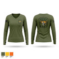 Howard County Swat Women's Long Sleeve V-neck Shirt - 1