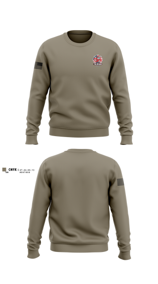 Crew Neck Sweatshirt, La Porte, Fire Department, Teamtime, Team time, sublimation, custom sports apparel, team uniforms, spirit wear, spiritwear, sports uniforms, custom shirts, team store, custom team store, fundraiser sports, apparel fundraiser