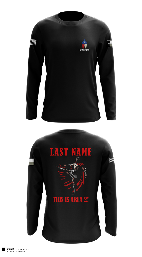Long Sleeve Performance Shirt, AREA 2, 12TH BN ARCG, Army, Teamtime, Team time, sublimation, custom sports apparel, team uniforms, spirit wear, spiritwear, sports uniforms, custom shirts, team store, custom team store, fundraiser sports, apparel fundraiser