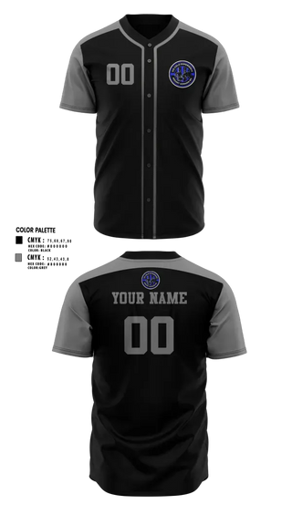 Full Button Baseball Jersey, Ice cold experience, Baseball, Teamtime, Team time, sublimation, custom sports apparel, team uniforms, spirit wear, spiritwear, sports uniforms, custom shirts, team store, custom team store, fundraiser sports, apparel fundraiser