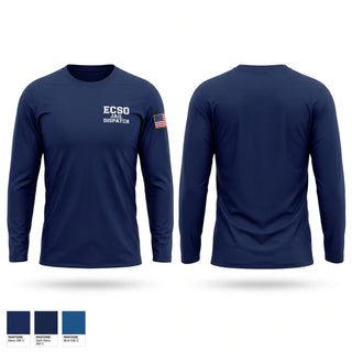 Long Sleeve Performance Shirt, ECSO JAIL/DISPATCH, Police, Teamtime, Team time, sublimation, custom sports apparel, team uniforms, spirit wear, spiritwear, sports uniforms, custom shirts, team store, custom team store, fundraiser sports, apparel fundraiser