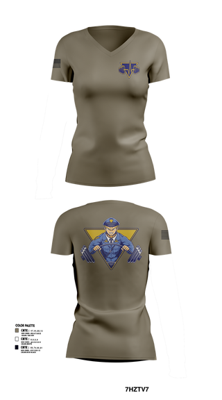 Womens Short Sleeve Vneck Shirt, NJ State Police, Police, Teamtime, Team time, sublimation, custom sports apparel, team uniforms, spirit wear, spiritwear, sports uniforms, custom shirts, team store, custom team store, fundraiser sports, apparel fundraiser