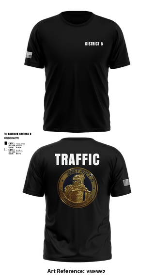 Short Sleeve Performance Shirt, District 5 CSO, Police, Teamtime, Team time, sublimation, custom sports apparel, team uniforms, spirit wear, spiritwear, sports uniforms, custom shirts, team store, custom team store, fundraiser sports, apparel fundraiser