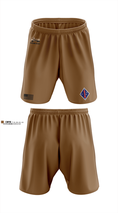 3DAABN 86100558 Athletic Shorts With Pockets - 3