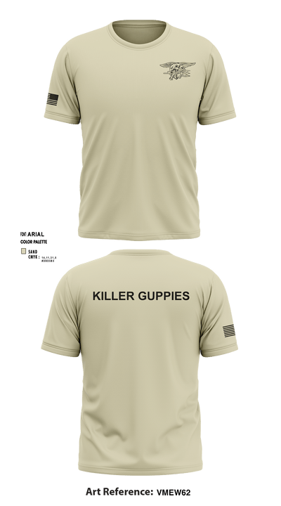 HuggersKiller Guppies 1453423 Short Sleeve Performance Shirt - 4