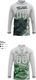 North Central Panthers Volleyball 62579612 Short Sleeve Performance Shirt with hood - 17