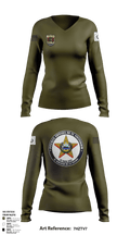 Battallion Nonualco 54860268 Women's Long Sleeve V-neck Shirt - 1