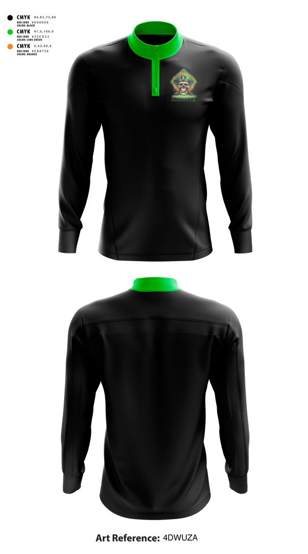 Quarter Zip Jacket, Washington park, Football, Teamtime, Team time, sublimation, custom sports apparel, team uniforms, spirit wear, spiritwear, sports uniforms, custom shirts, team store, custom team store, fundraiser sports, apparel fundraiser