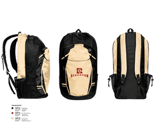 Gear Bag, Riverton, Men's Basketball, Teamtime, Team time, sublimation, custom sports apparel, team uniforms, spirit wear, spiritwear, sports uniforms, custom shirts, team store, custom team store, fundraiser sports, apparel fundraiser