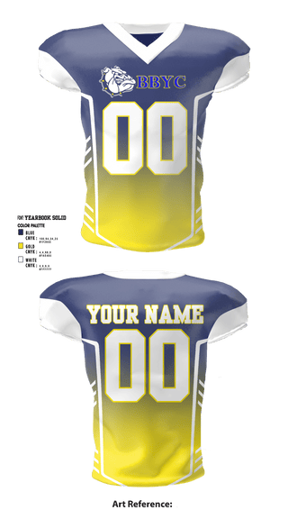 Football Jersey, Bloomingdale And Butler Youth Club, Football, Teamtime, Team time, sublimation, custom sports apparel, team uniforms, spirit wear, spiritwear, sports uniforms, custom shirts, team store, custom team store, fundraiser sports, apparel fundraiser