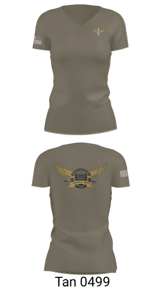 Women's Short Sleeve Vneck Shirt, Investigator, Army, Teamtime, Team time, sublimation, custom sports apparel, team uniforms, spirit wear, spiritwear, sports uniforms, custom shirts, team store, custom team store, fundraiser sports, apparel fundraiser