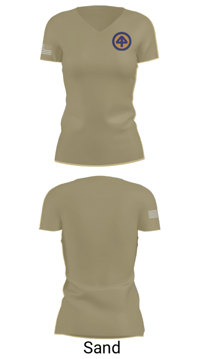 A CO 2-113th 30302510 Women's Short Sleeve V-neck Shirt - 88