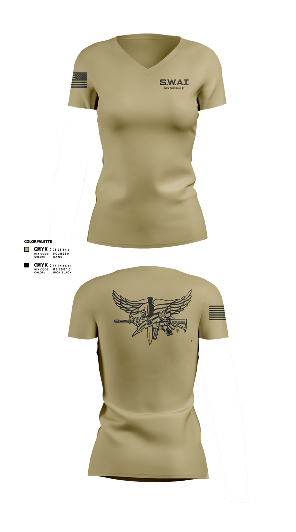Women's Short Sleeve Vneck Shirt, MONTVILLE SERT, Police, Teamtime, Team time, sublimation, custom sports apparel, team uniforms, spirit wear, spiritwear, sports uniforms, custom shirts, team store, custom team store, fundraiser sports, apparel fundraiser