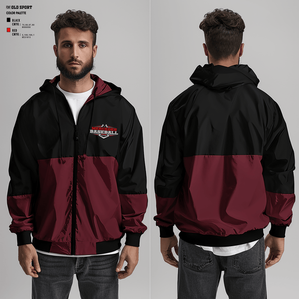 Windbreaker, Mercedes Baseball Academy, Baseball, Teamtime, Team time, sublimation, custom sports apparel, team uniforms, spirit wear, spiritwear, sports uniforms, custom shirts, team store, custom team store, fundraiser sports, apparel fundraiser