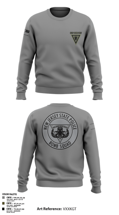 NJSP BOMB UNIT 44514852 Crew Neck Sweatshirt - 191