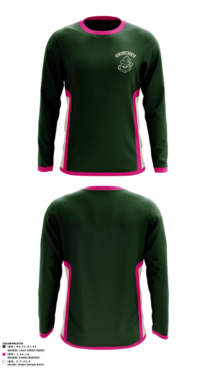 Grinches 25708713 Long Sleeve Performance Shirt - 1