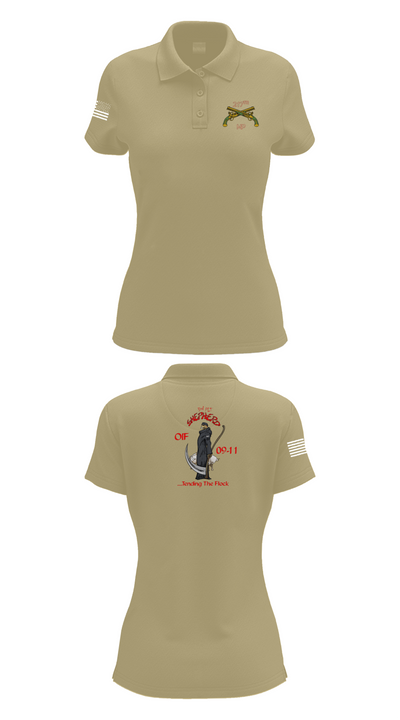 217th MP CO 3rd platoon Iraq 09-10 88609784 Women's Short Sleeve Performance Polo  - 95