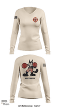 Station 17 90586189 Women's Long Sleeve V-neck Shirt - 3