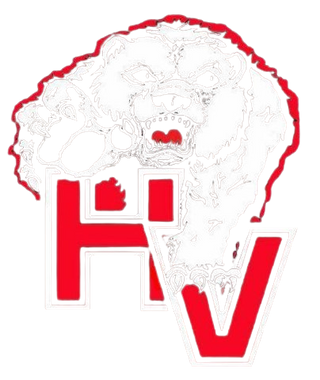 Hatch Valley High School Basketball Stainless Steel Water Bottle with a Straw Lid