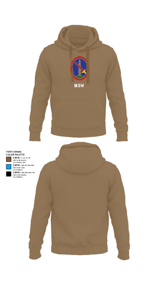 Hoodie, MDW, Army, Teamtime, Team time, sublimation, custom sports apparel, team uniforms, spirit wear, spiritwear, sports uniforms, custom shirts, team store, custom team store, fundraiser sports, apparel fundraiser