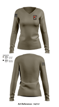 3-6 Mafia 61578081 Women's Long Sleeve V-neck Shirt - 1