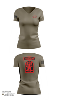 3-509th Parachute Infantry BN Able Nation 10459424 Women's Short Sleeve V-neck Shirt - 22