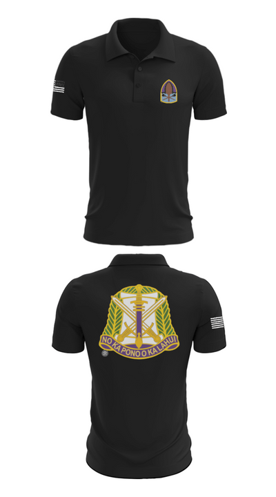 322 civil affairs brigade 15176407 Short Sleeve Performance Polo - 27