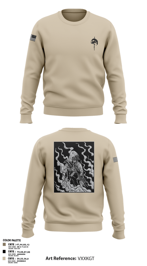 Crew Neck Sweatshirt, The Tac Shack, Police, Teamtime, Team time, sublimation, custom sports apparel, team uniforms, spirit wear, spiritwear, sports uniforms, custom shirts, team store, custom team store, fundraiser sports, apparel fundraiser