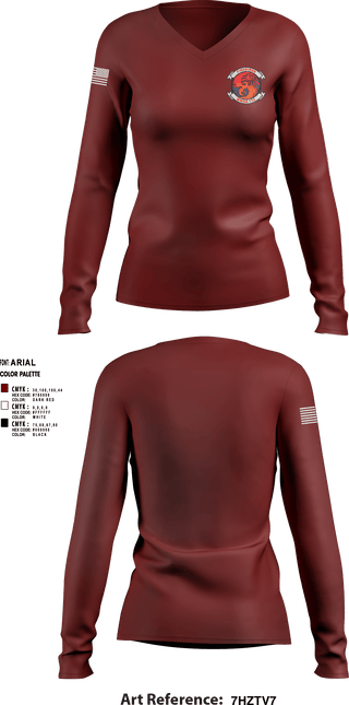 Women's Long Sleeve Vneck Shirt, MWSS-172 Medical, Navy, Teamtime, Team time, sublimation, custom sports apparel, team uniforms, spirit wear, spiritwear, sports uniforms, custom shirts, team store, custom team store, fundraiser sports, apparel fundraiser