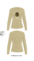 380 ESFS 95267878 Women's Long Sleeve V-neck Shirt - 82
