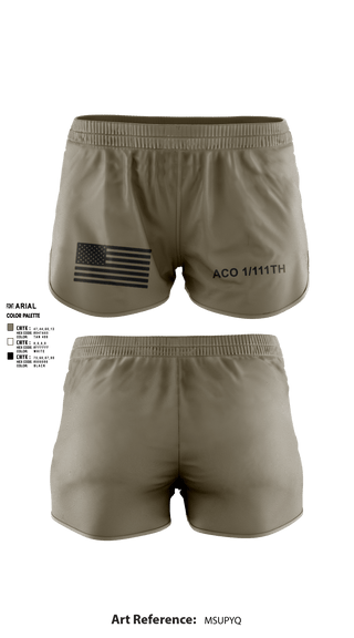 Ranger Panties, Aco 1/111th, , Teamtime, Team time, sublimation, custom sports apparel, team uniforms, spirit wear, spiritwear, sports uniforms, custom shirts, team store, custom team store, fundraiser sports, apparel fundraiser